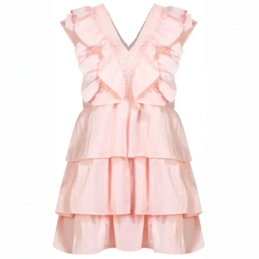 New Simply Southern Pink Taffeta Puff Dress - Picture 1 of 2